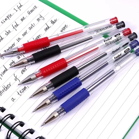 Penne gel da 48 pezzi in scatola colorata speciale per prodotti di cancelleria per la scuola e l'ufficio